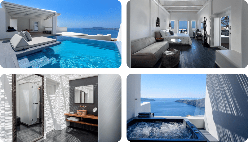 Best honeymoon hotels in Santorini