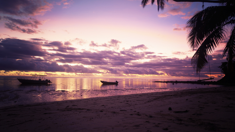 Sunset Fiji Romantic Getaway