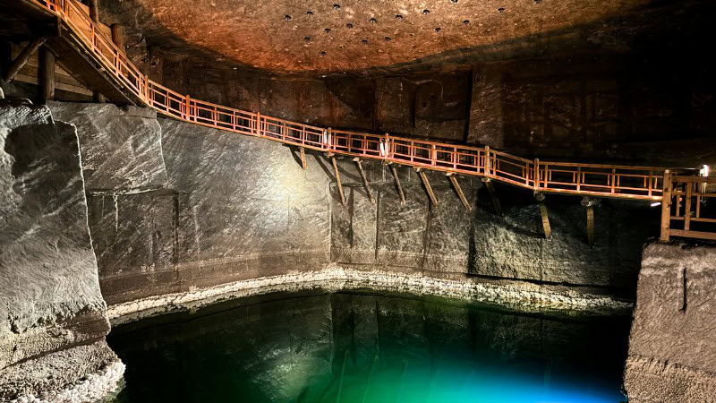 Lake - wieliczka salt mine 