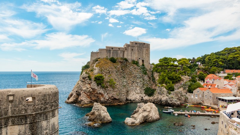 Lovrijenac fortress in Dubrovnik